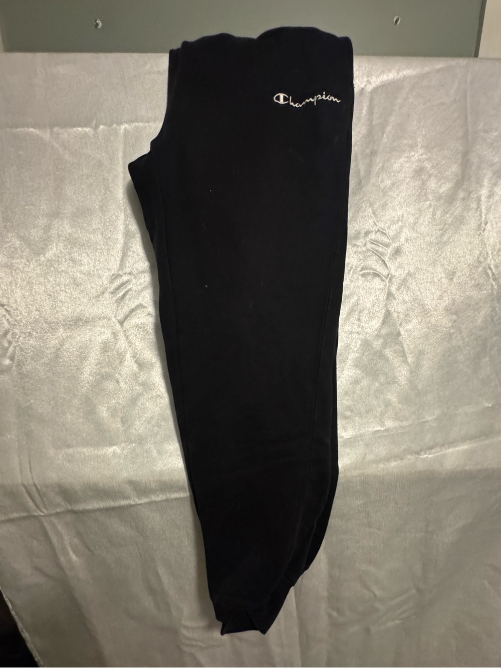 Champion mens Black Logo Sweat Joggers